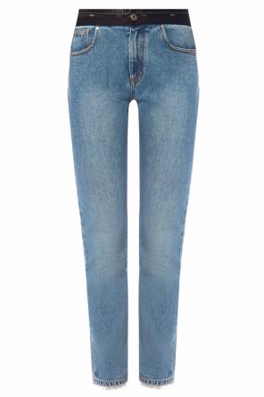 Logo-embroidered jeans, zdjęcie 1 Logo-embroidered jeans od MSGM